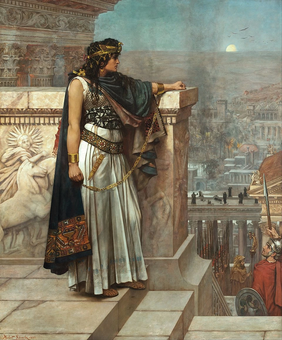 Herbert Schmalz - L'ultimo sguardo di Zenobia a Palmira, Art Gallery of South Australia